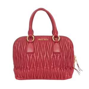Bolsa Miu Miu Vermelha Matelassê