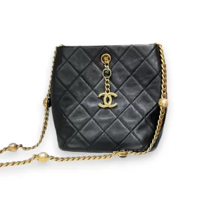 Bolsa Chanel Bucket Preta