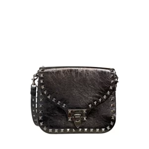 Bolsa Valentino Rockstud Preta