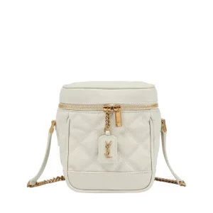 Bolsa Saint Laurent 80s Vanity Off White