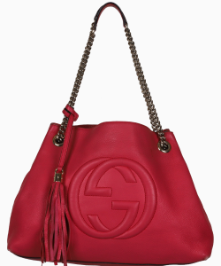 Bolsa Gucci Soho Chain Rosa