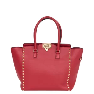 Bolsa Valentino Rockstud Vermelha