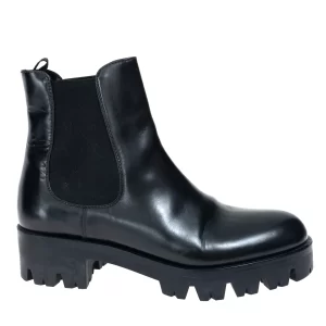 Bota Prata Chelsea Preta