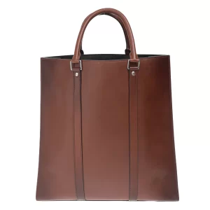 Bolsa Louis Vuitton Sac Plat Couro Marrom