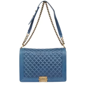Bolsa Chanel Boy Azul