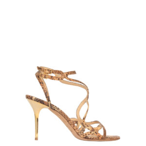 Sandália Jimmy Choo de Couro Bege Tam. 40