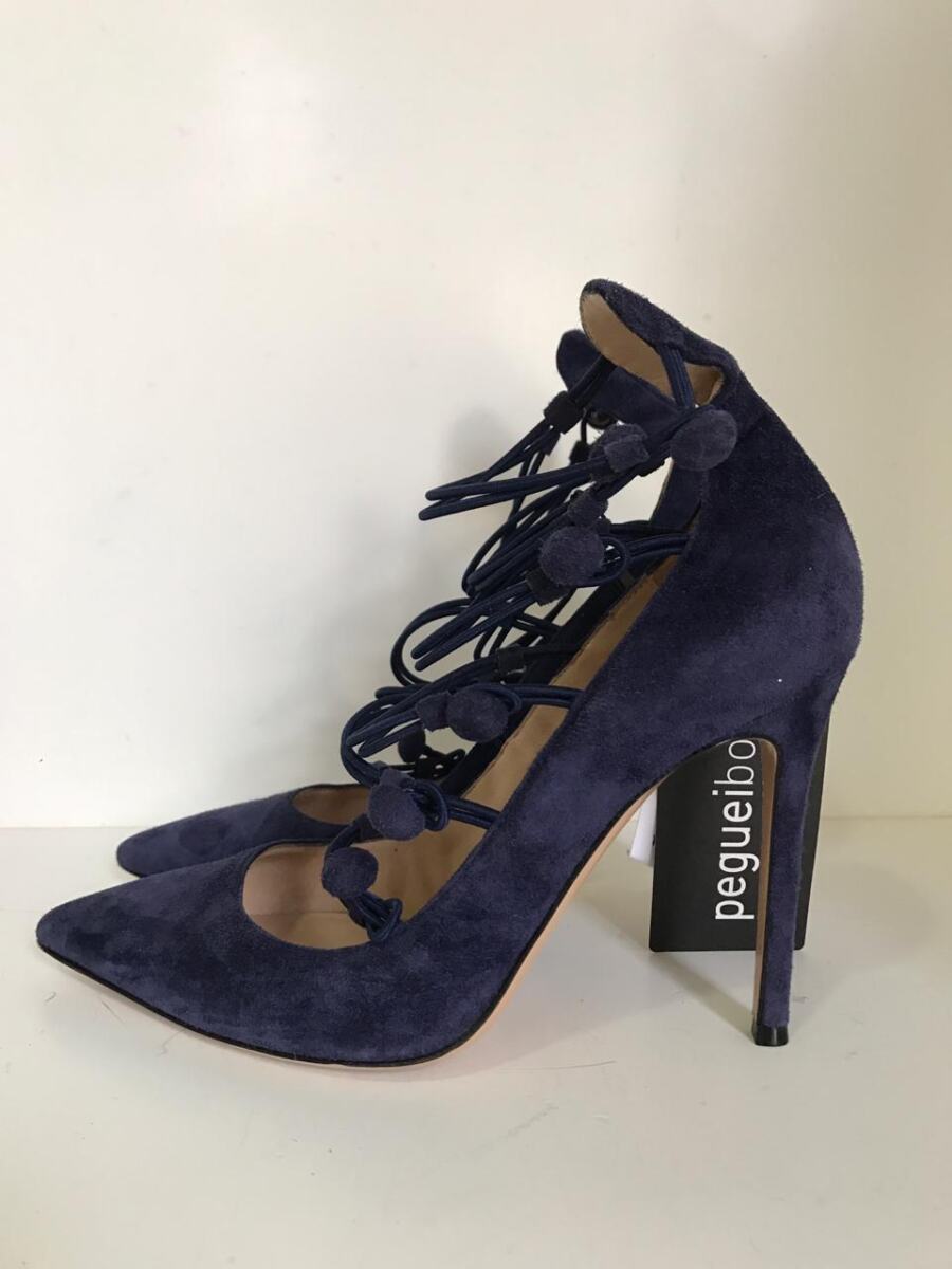 Scarpin Gianvito Rossi azul marinho, sola 38,5
