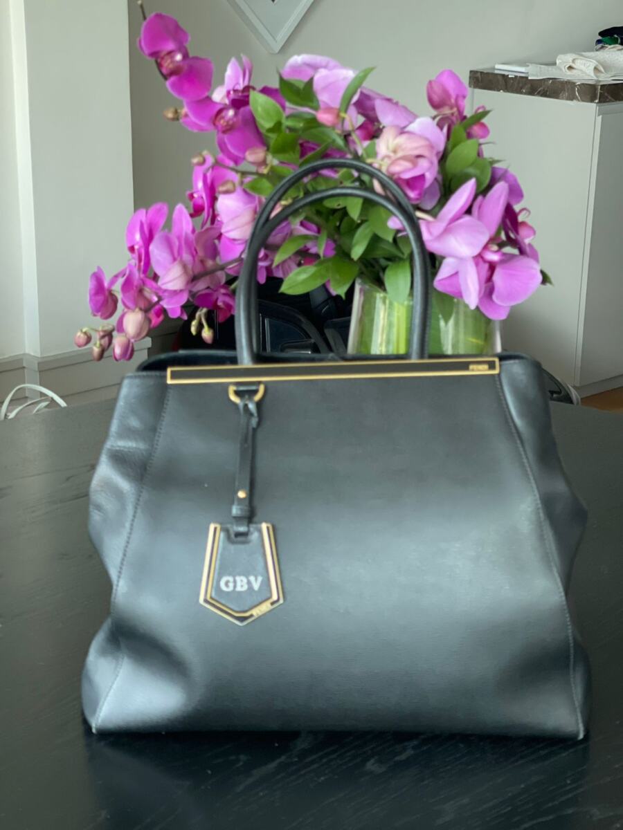 Bolsa Fendi Petite 2Jours Elite Preta GRANDE