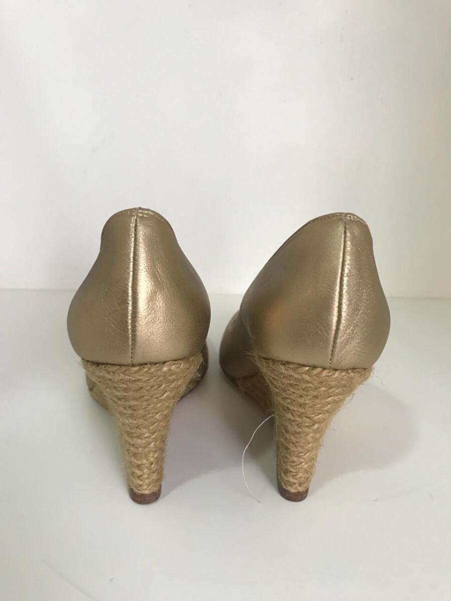 Sapato Lanvin dourado, sola 38