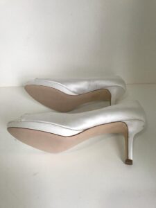 Sandalia Miu Miu de cetim, sola 38,5