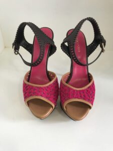 Sandalia Sergio Rossi rosa, sola 38