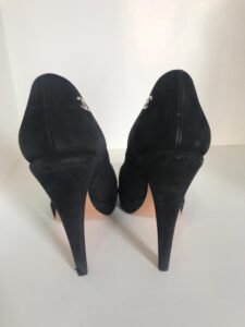 Sapato Chanel preto, sola 39,5