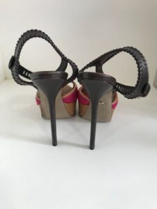 Sandalia Sergio Rossi rosa, sola 38