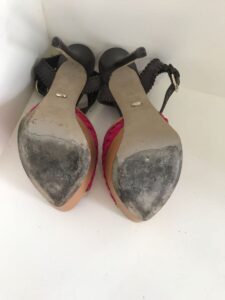 Sandalia Sergio Rossi rosa, sola 38