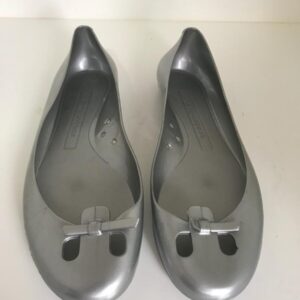 Sapatilha Marc Jacobs prata, sola 37