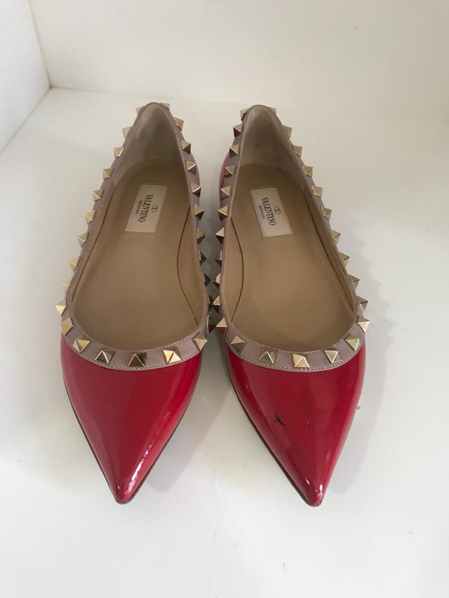 Sapatilha Valentino vermelho verniz, sola 36