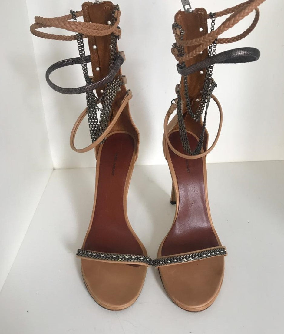 Sandália Isabel Marant nude, sola 39