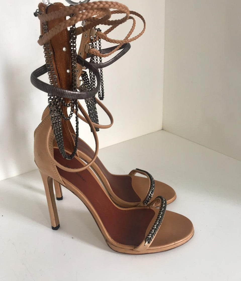 Sandália Isabel Marant nude, sola 39