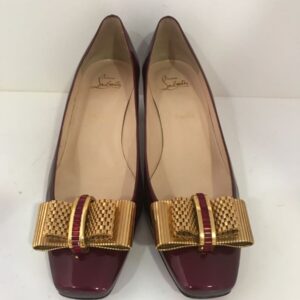 Sapatos Louboutin vinho, sola 40 !