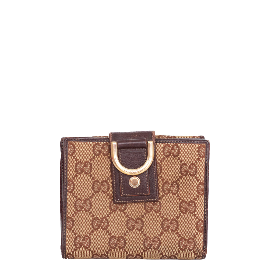Carteira Gucci Jacquard Guccissima Pequena