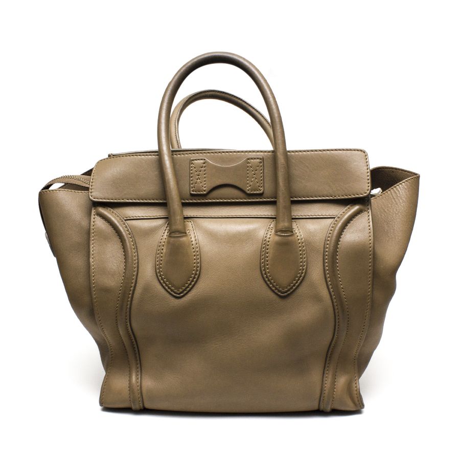 Bolsa Celine Couro Bege