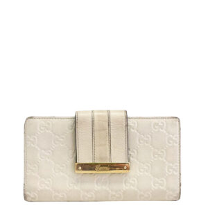 Carteira Gucci off White Monogram