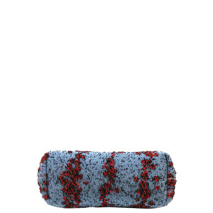 Bolsa Bottega Veneta The Point Azul c/ Detalhes Vermelhos