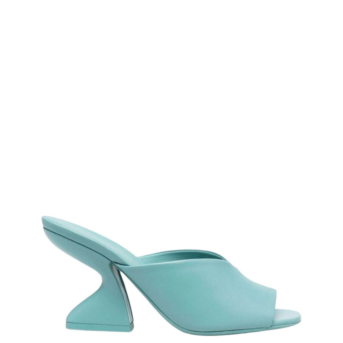Mule Salvatore Ferragamo c/ Salto F Turquesa Tam.37 Br