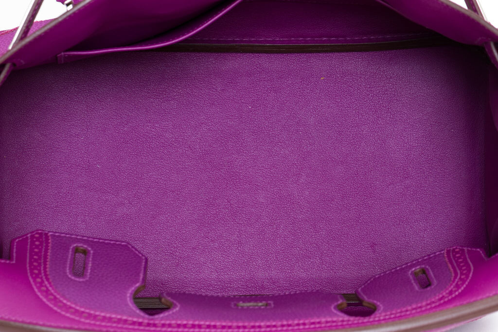 Bolsa Hermès Kelly 32 Roxa
