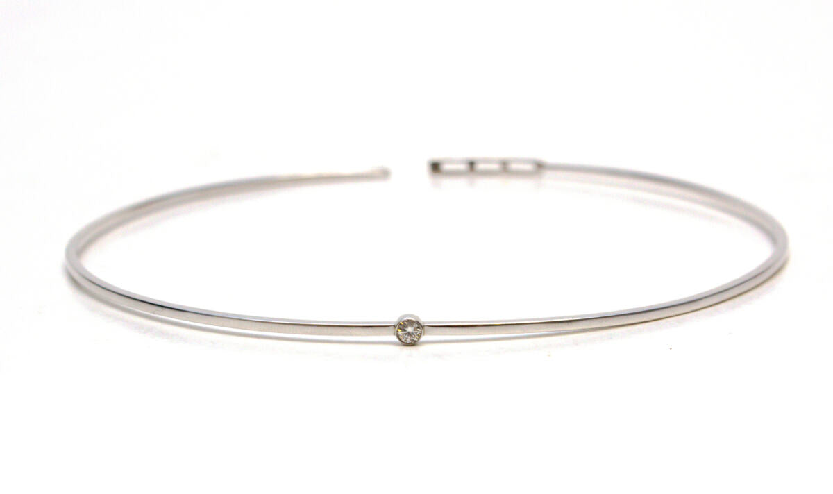 Chocker Jack Vartanian Love Ny Diamante Ouro Branco