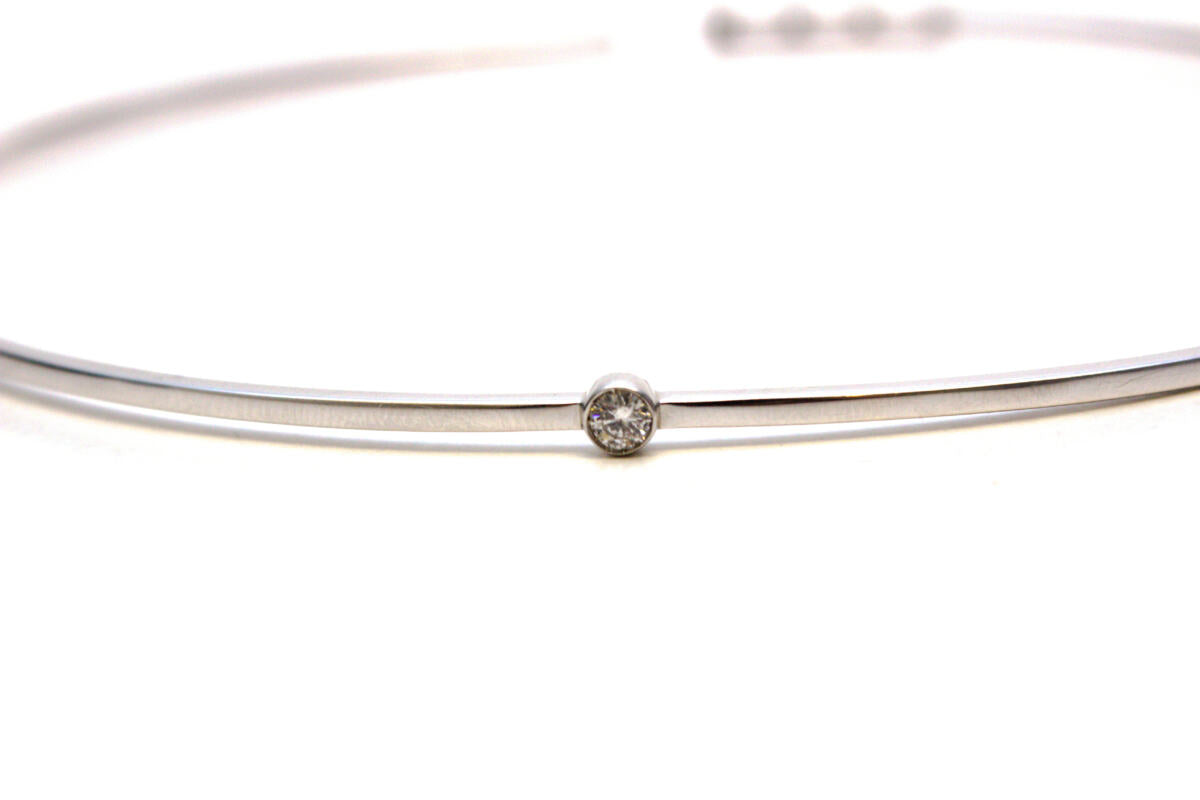 Chocker Jack Vartanian Love Ny Diamante Ouro Branco