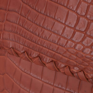 Bolsa Bottega Veneta Intrecciato Croco Marrom