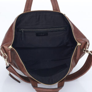 Bolsa Givenchy Vintage Marrom c/ Ferragens Douradas Grande