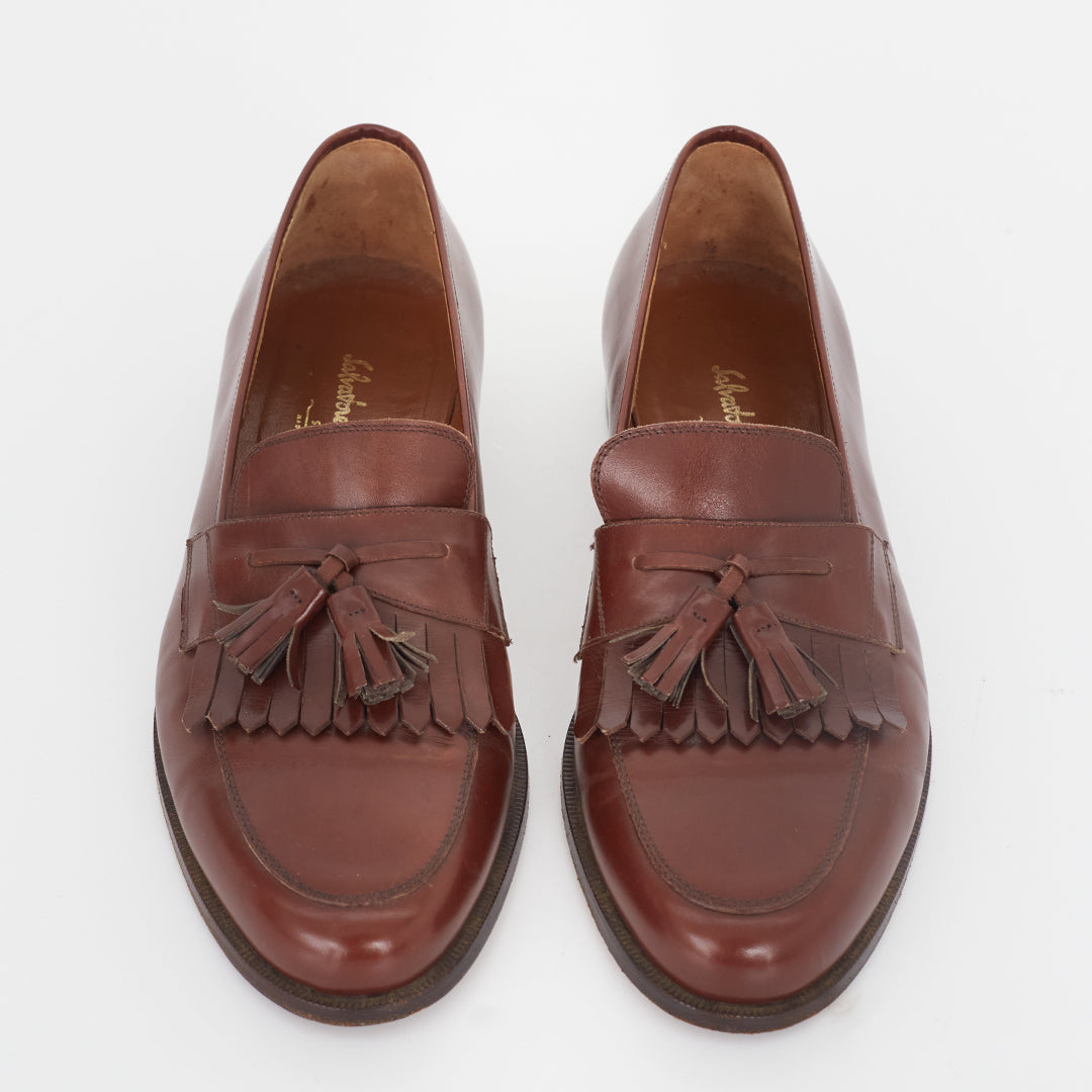 Mocassim Salvatore Ferragamo Marrom Tam.10