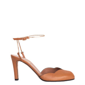 Sapato Valentino Caramelo c/ Tornozeleira Tam. 36 Br