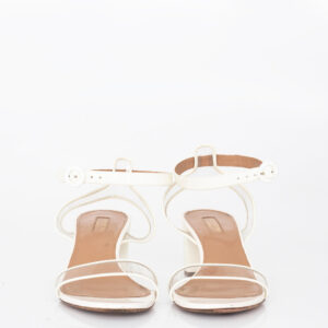 Sandália Aquazzura Branca Tam. 40,5