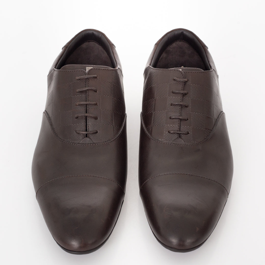 Mocassim Louis Vuitton Marrom Escuro Tam.7