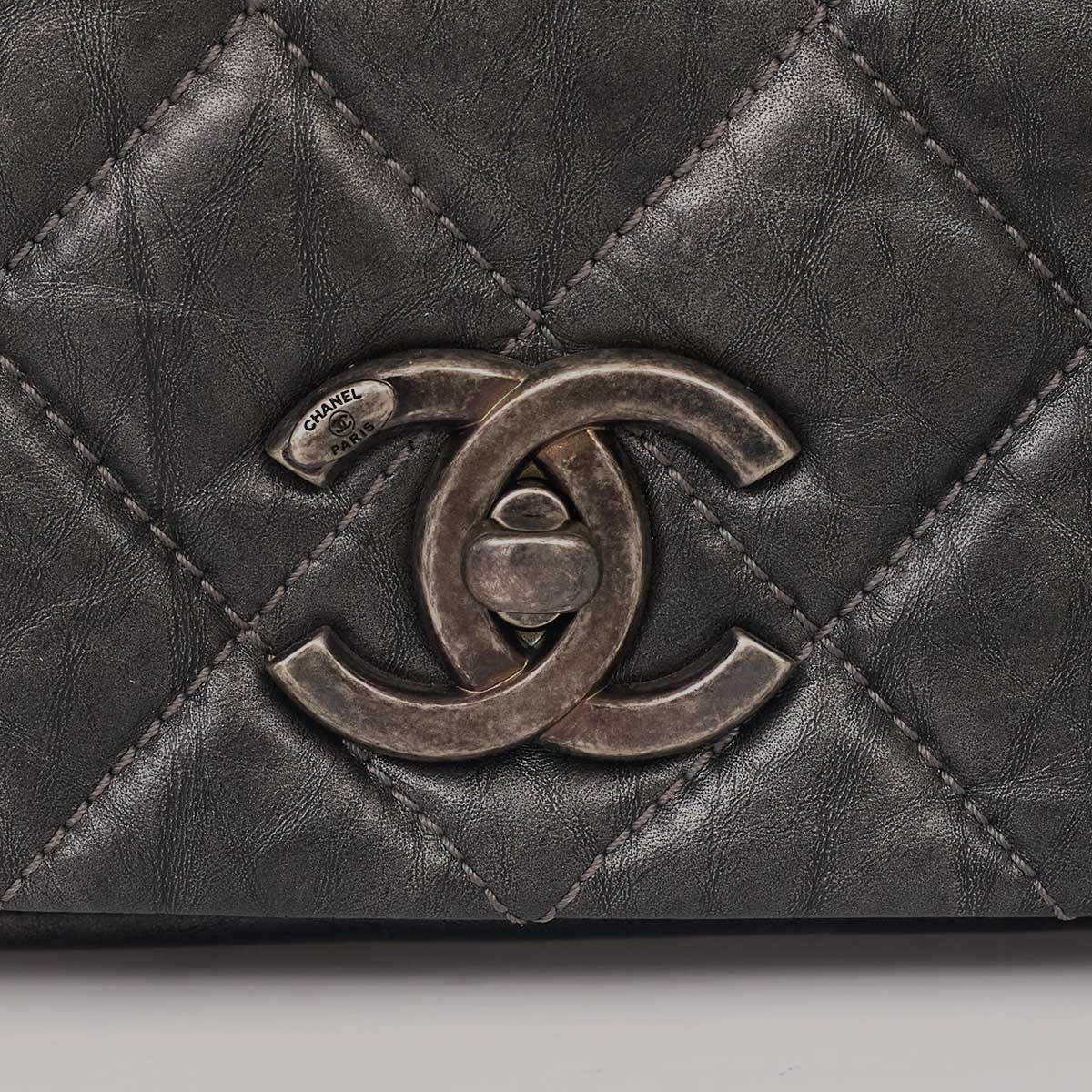 Bolsa Chanel Pondichery Cinza