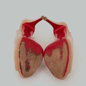 Peep Toe Louboutin Nude Tam. 38 Br