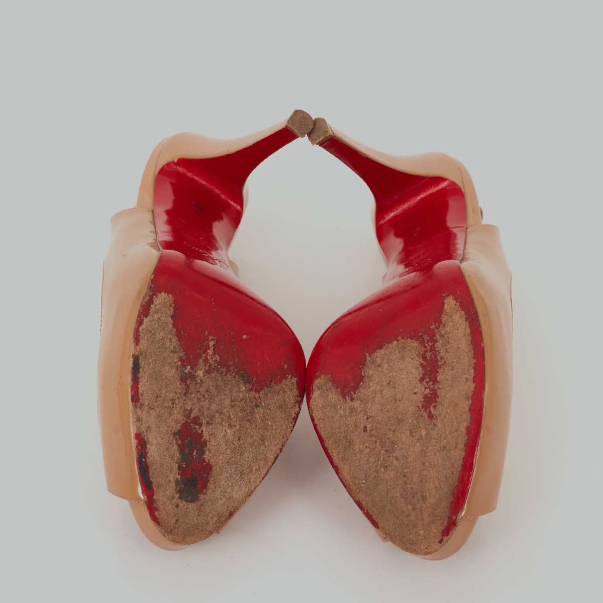 Peep Toe Louboutin Nude Tam. 38 Br