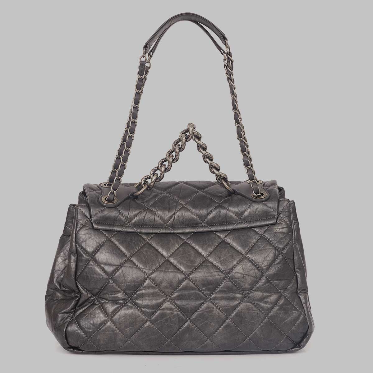 Bolsa Chanel Pondichery Cinza
