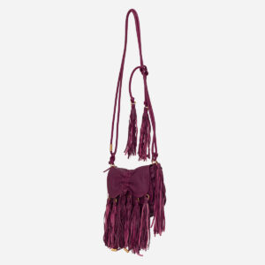 Bolsa Etro Roxa de Franja