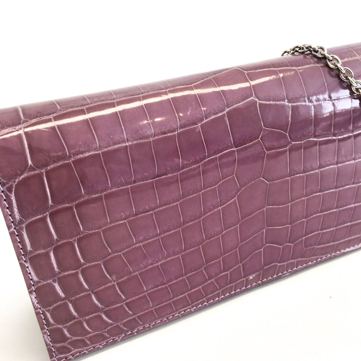 Bolsa Christian Dior Cannage Couro Lilás