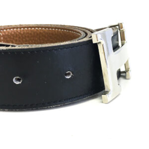 Cinto Hermes Belt Buckle Preto