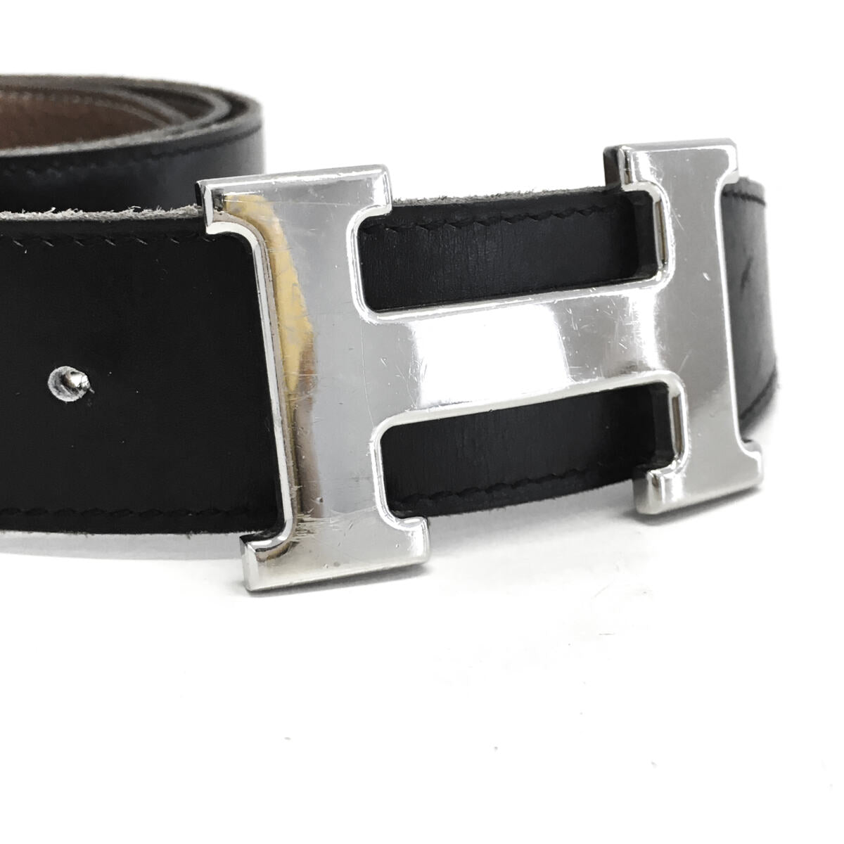 Cinto Hermes Belt Buckle Preto