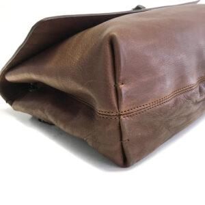 Bolsa Lanvin Marrom e Chumbo G Messenger