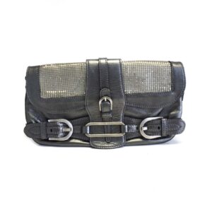 Clutch Jimmy Choo Marrom Metalico