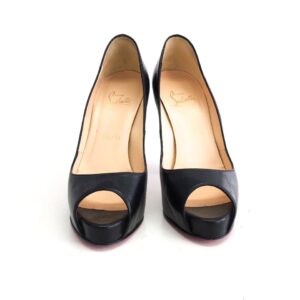 Sapato Peep toe Louboutin Preto Tam. 36,5
