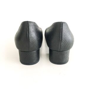 Sapato Chanel Preto com Listras Tam. 39,5
