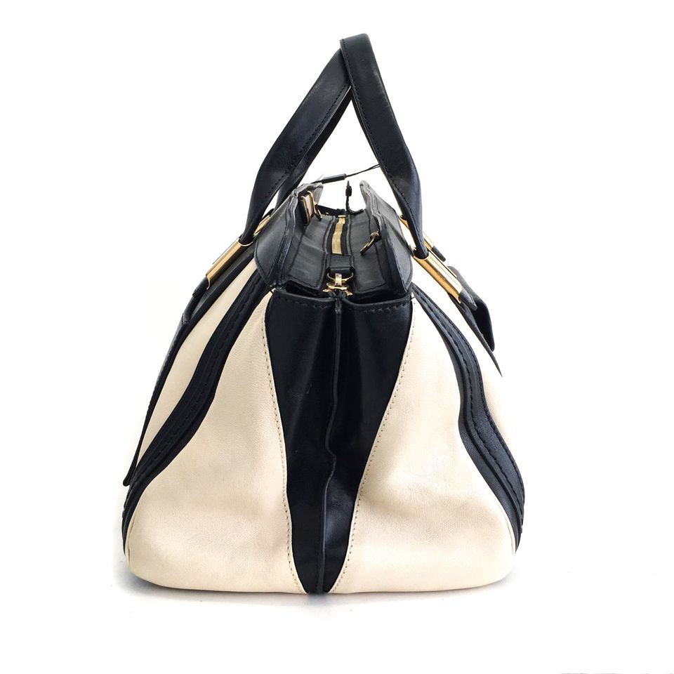 Bolsa Chloé off white e preta
